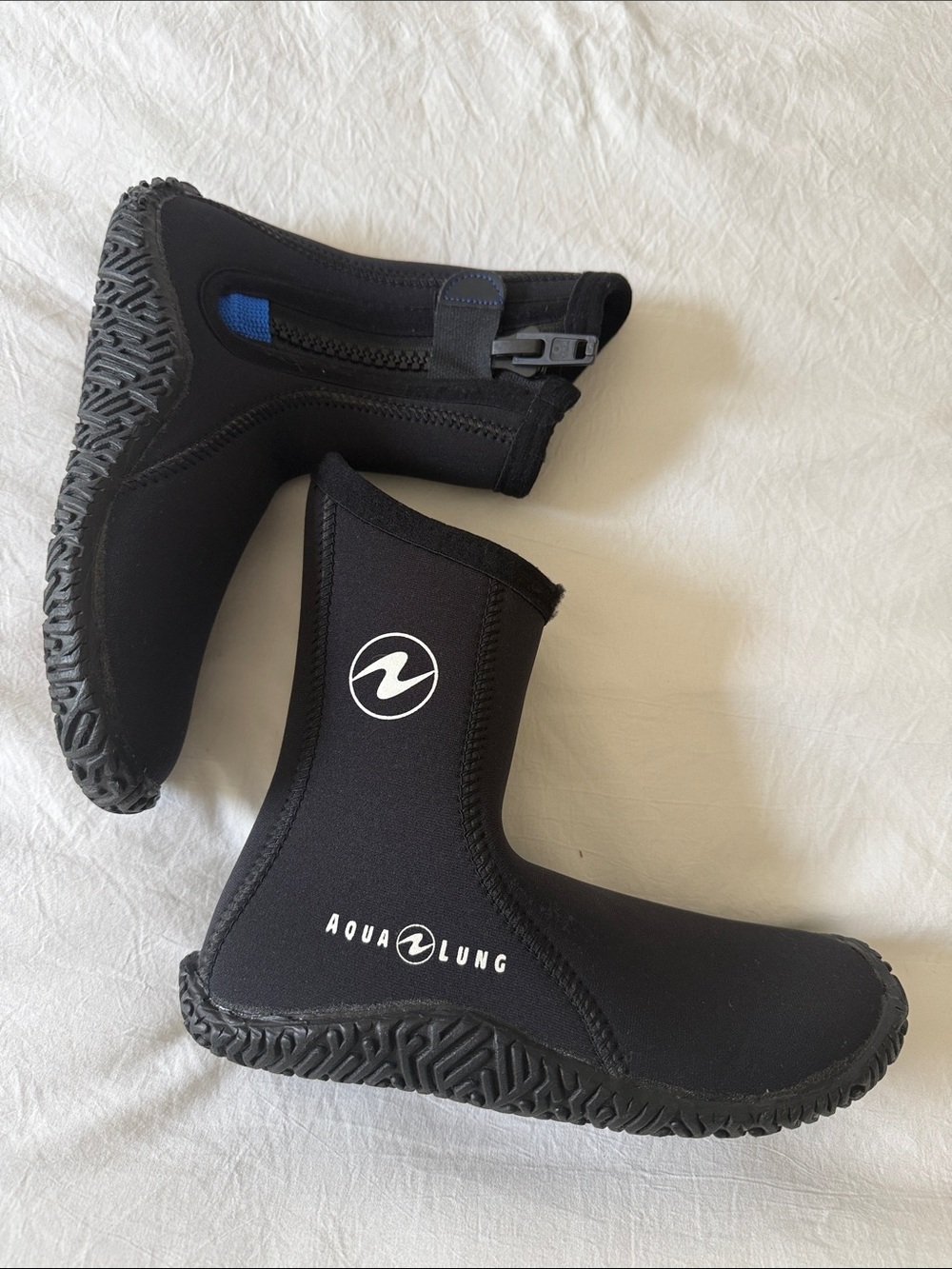 Aqua Lung Black Neoprene Dive Boots